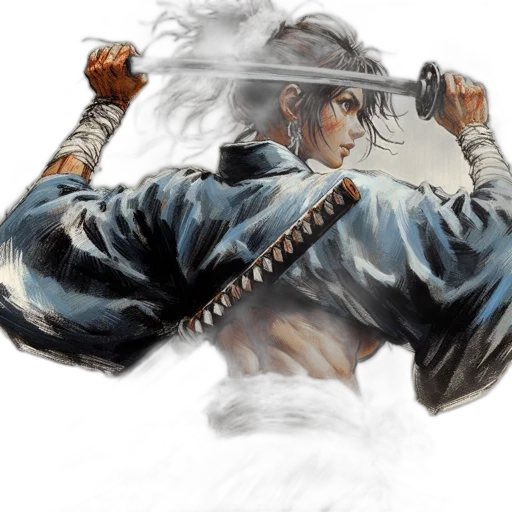 sword, jacket, weapon, dragon transparent PNG cut-out