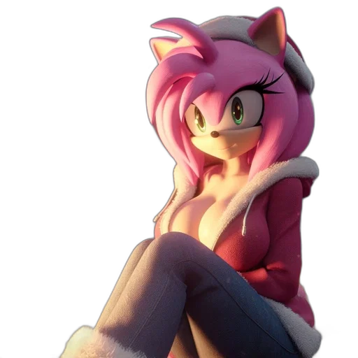 jacket, dress, hat, creature transparent PNG cut-out