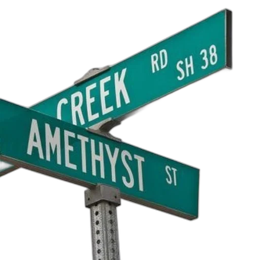 green, street, signs, intersection transparent PNG cut-out