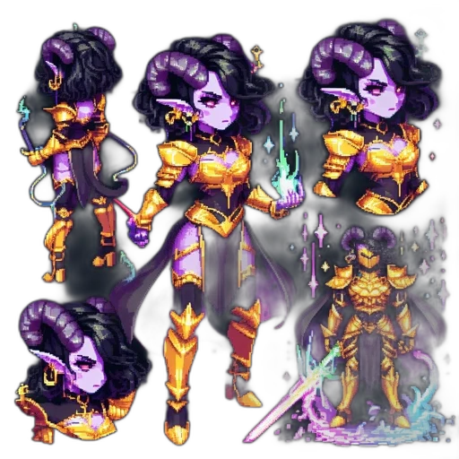 concept art, fantasy art, pixel art, comic book art transparent PNG cut-out