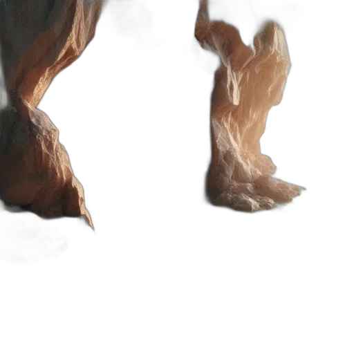 shoes, hair, dragon, creature transparent PNG cut-out