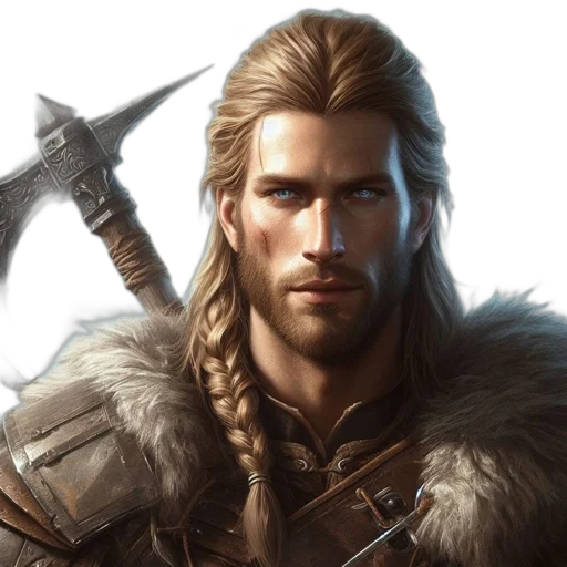 sword, hair, weapon, fantasy art transparent PNG cut-out