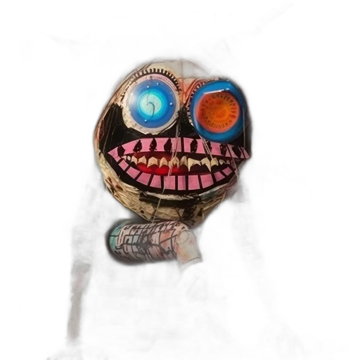 mask, staff, jewelry, robot transparent PNG cut-out
