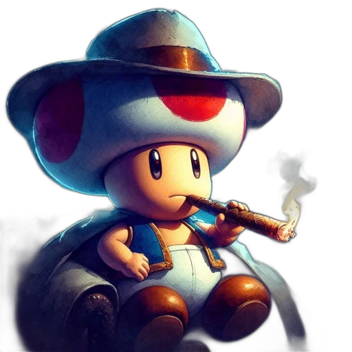weapon, staff, hat, robot transparent PNG cut-out