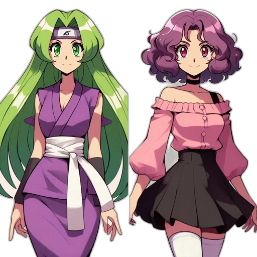 dress, concept art, anime, pixel art transparent PNG cut-out