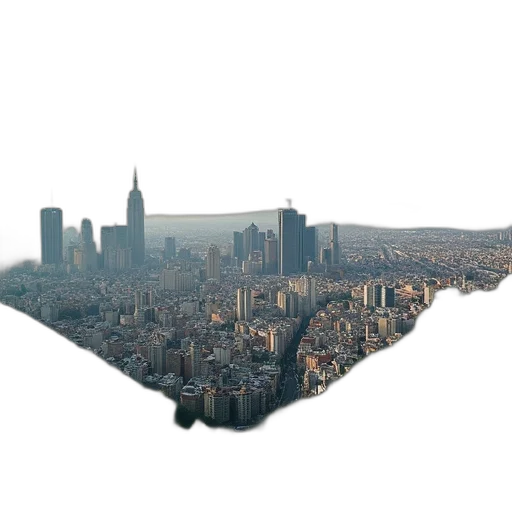 building, 3d render, concept art, photorealistic transparent PNG cut-out