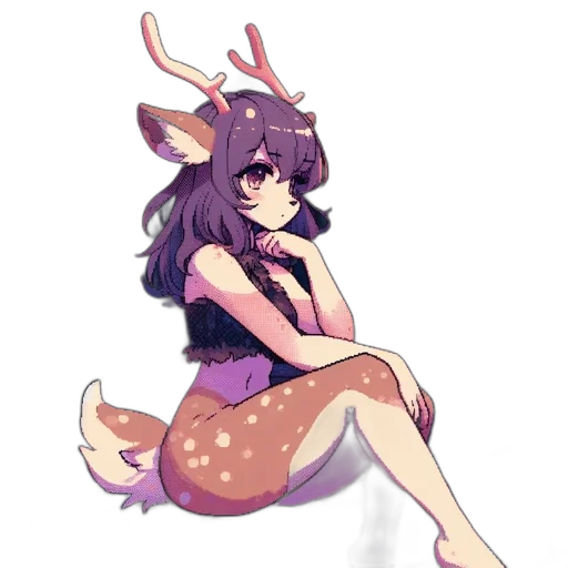 creature, dress, animal, staff transparent PNG cut-out
