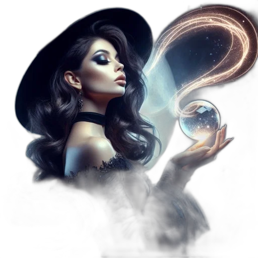 staff, hat, fantasy art, photorealistic transparent PNG cut-out
