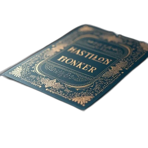 3d render, cover, book, stock transparent PNG cut-out