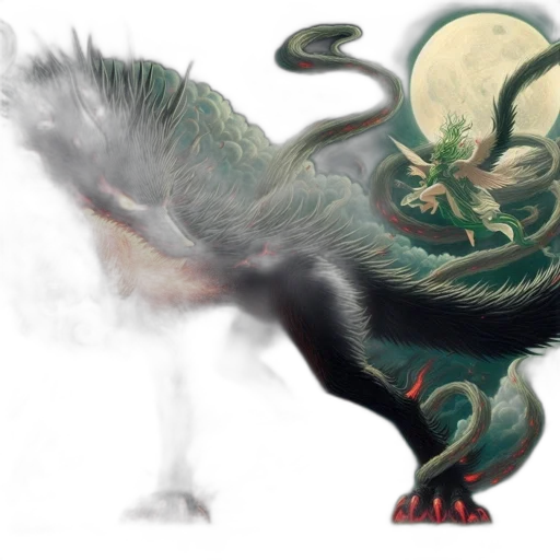 dragon, creature, animal, mask transparent PNG cut-out