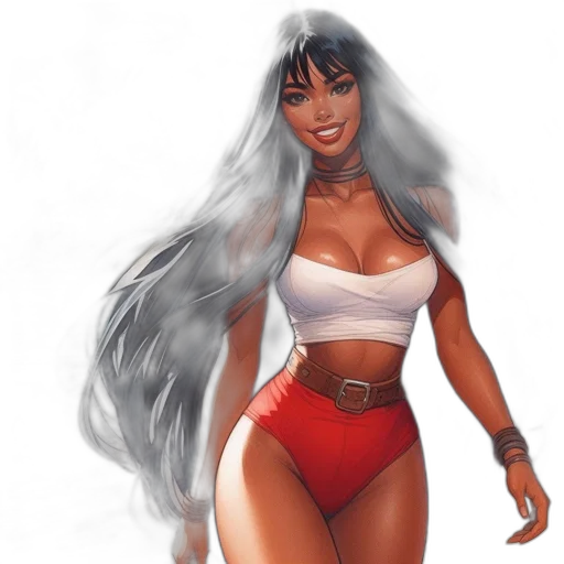 fantasy art, concept art, comic book art, photorealistic transparent PNG cut-out