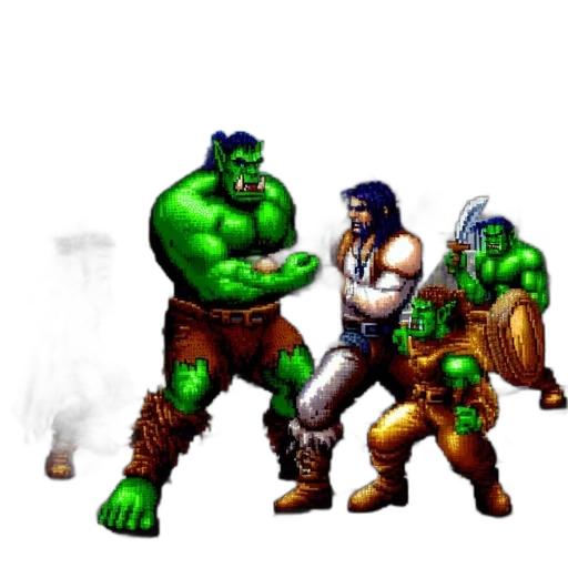 pixel art, concept art, fantasy art, 3d render transparent PNG cut-out