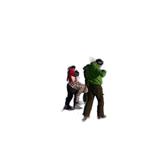 jacket, staff, weapon, robot transparent PNG cut-out