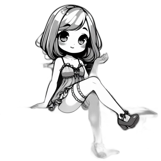 dress, weapon, staff, robot transparent PNG cut-out