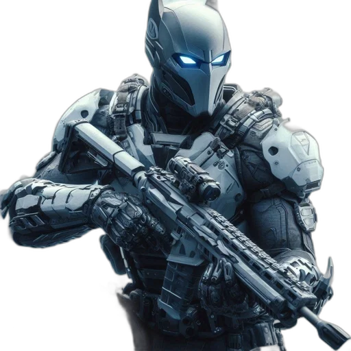 weapon, robot, concept art, comic book art transparent PNG cut-out