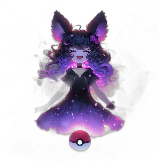 creature, staff, dress, mask transparent PNG cut-out