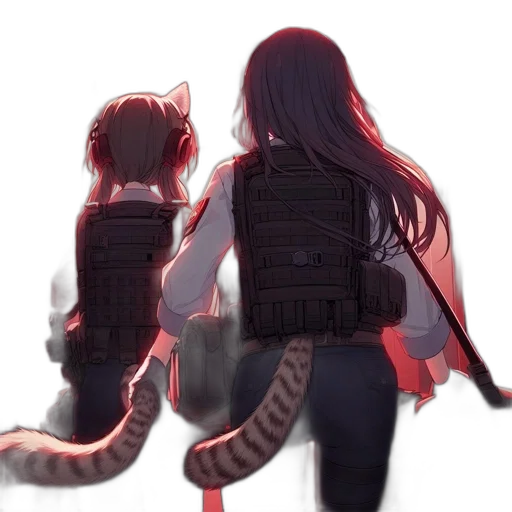 jacket, weapon, staff, animal transparent PNG cut-out