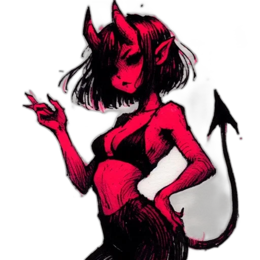 creature, staff, dress, dragon transparent PNG cut-out
