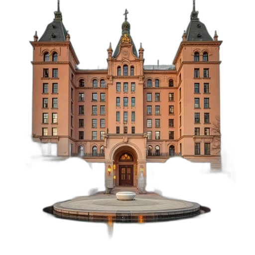 building, furniture, 3d render, concept art transparent PNG cut-out