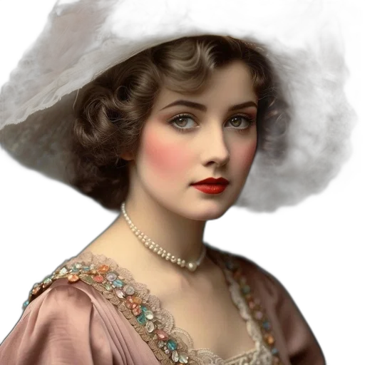 hat, jewelry, face, crown transparent PNG cut-out