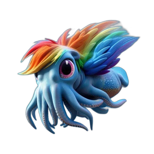 creature, animal, dragon, hair transparent PNG cut-out