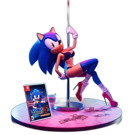 concept art, 3d render, humorous, take transparent PNG cut-out