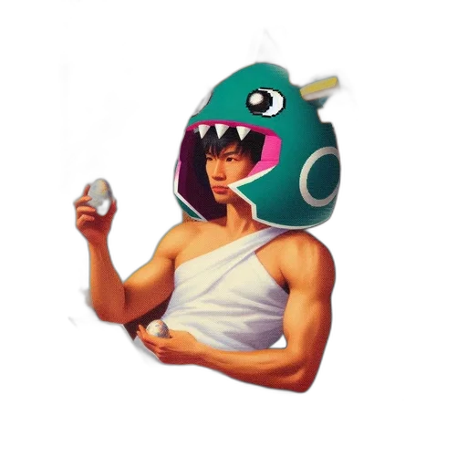 mask, creature, robot, staff transparent PNG cut-out