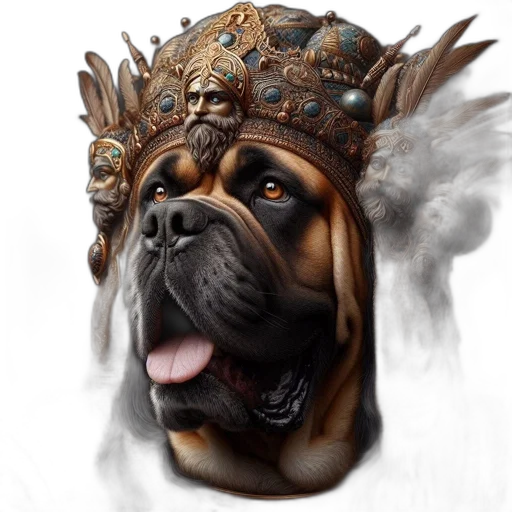 crown, animal, face, mask transparent PNG cut-out