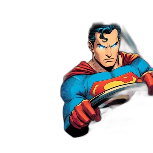 comic book art, concept art, cartoon, 3d render transparent PNG cut-out