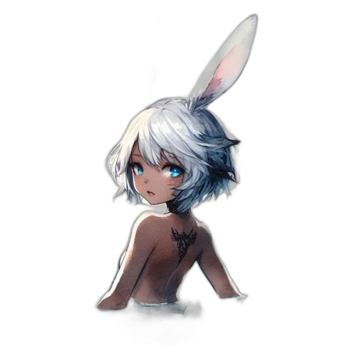creature, animal, staff, hair transparent PNG cut-out