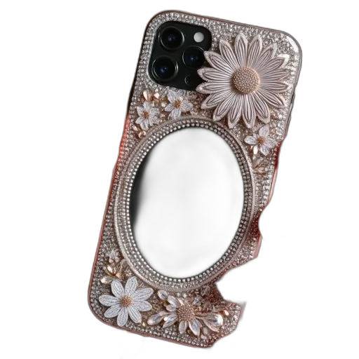jewelry, flower, dress, photorealistic transparent PNG cut-out