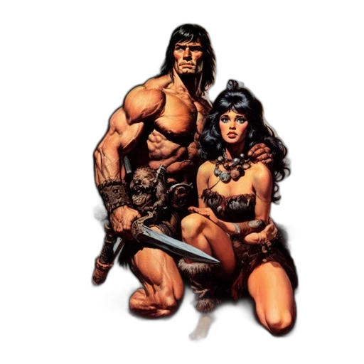 comic book art, concept art, fantasy art, pixel art transparent PNG cut-out