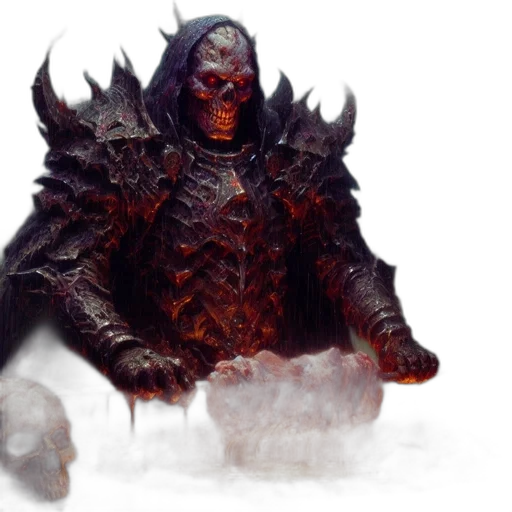 creature, concept art, fantasy art, 3d render transparent PNG cut-out