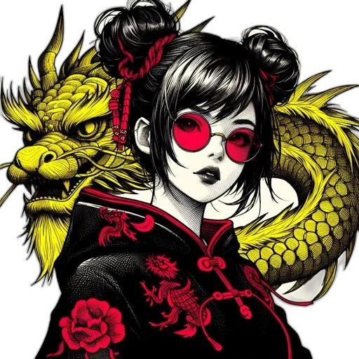 mask, dragon, comic book art, fantasy art transparent PNG cut-out