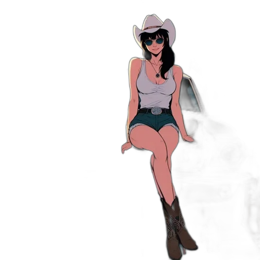 hat, dress, concept art, cartoon transparent PNG cut-out