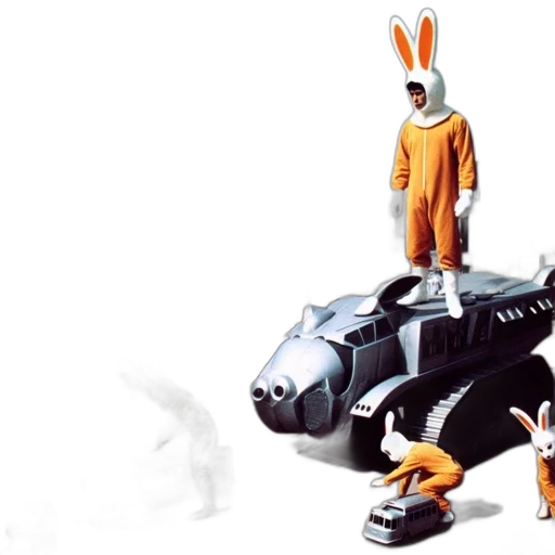 robot, animal, concept art, 3d render transparent PNG cut-out