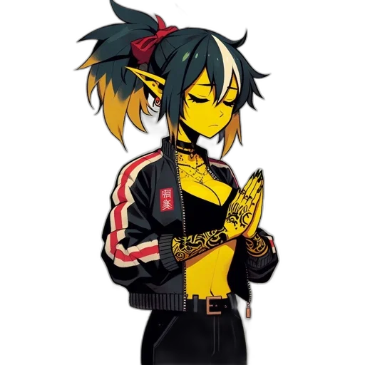 jacket, mask, cartoon, anime transparent PNG cut-out