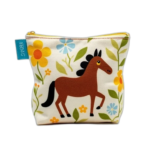 small, closed, fabric, bag transparent PNG cut-out