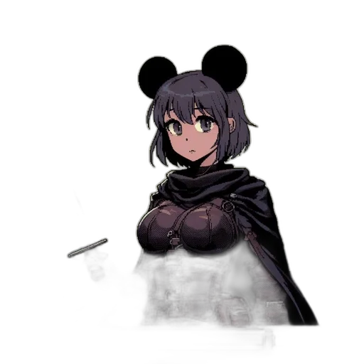 weapon, dress, creature, mask transparent PNG cut-out