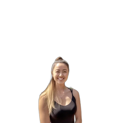 dress, staff, hair, face transparent PNG cut-out