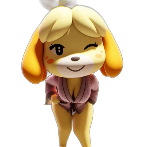 staff, animal, creature, 3d render transparent PNG cut-out