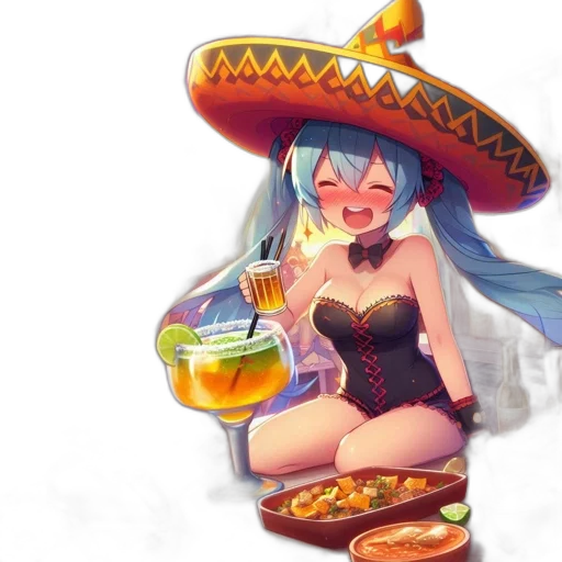 hat, food, dress, robot transparent PNG cut-out