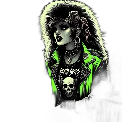 jacket, comic book art, fantasy art, cyberpunk transparent PNG cut-out