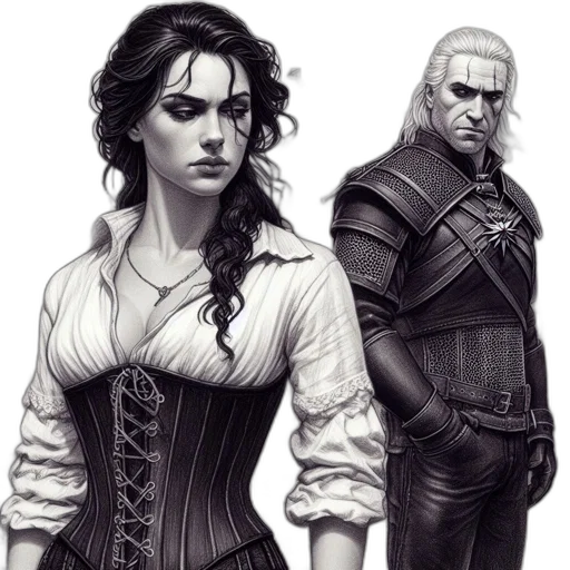 fantasy art, concept art, comic book art, photorealistic transparent PNG cut-out