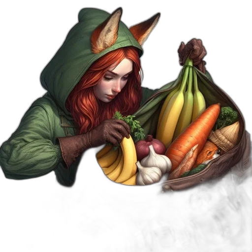 food, fantasy art, concept art, pixel art transparent PNG cut-out
