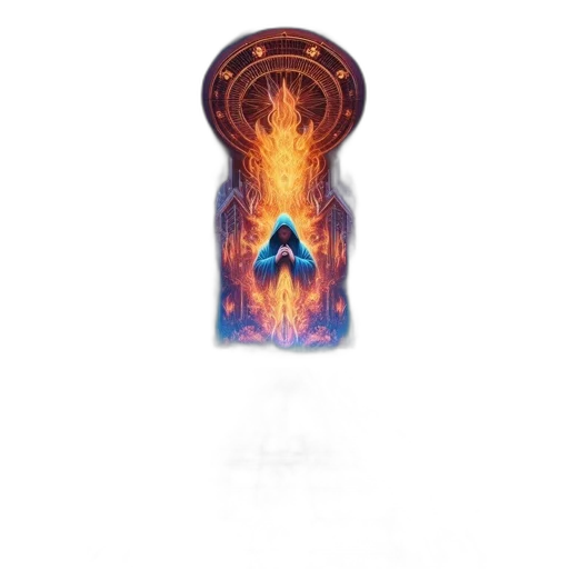 jewelry, bottle, concept art, fire transparent PNG cut-out