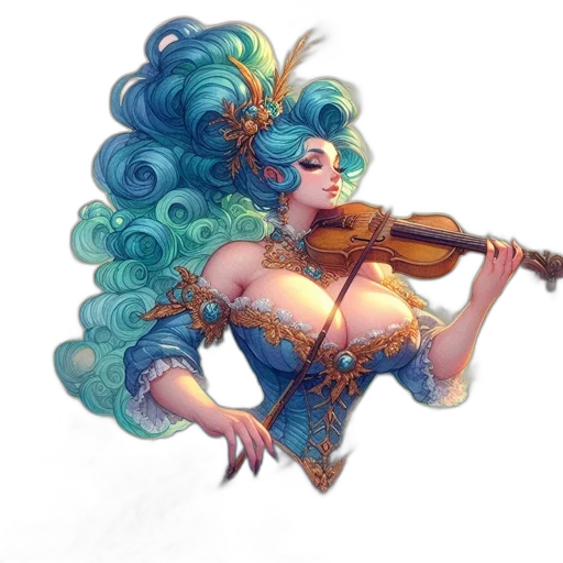fantasy art, concept art, watercolor, pixel art transparent PNG cut-out