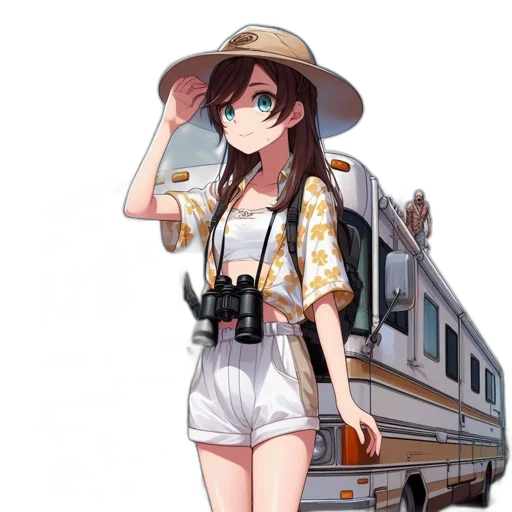 staff, hat, dress, weapon transparent PNG cut-out