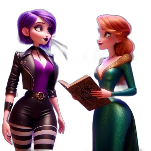 dress, comic book art, concept art, 3d render transparent PNG cut-out