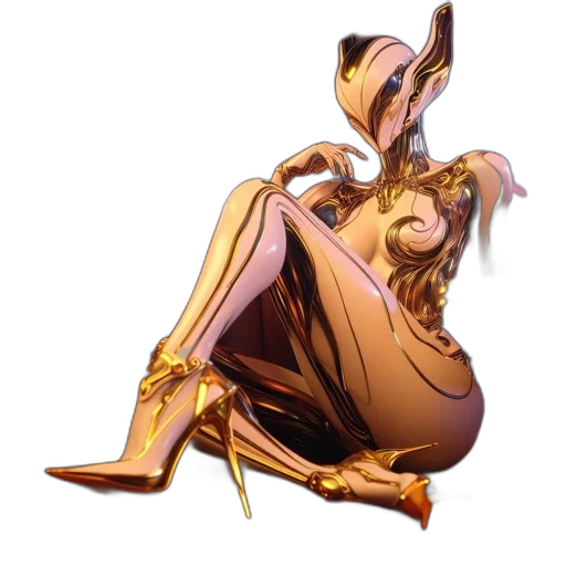 dress, shoes, crown, concept art transparent PNG cut-out